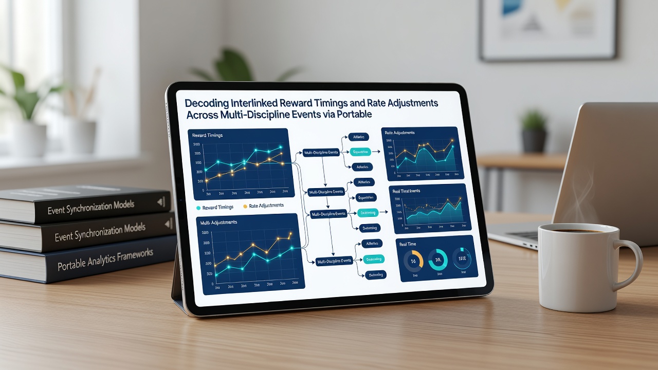 Vergleichsfunktionen auf einem Tablet-Dashboard verbinden multi-disziplinäre Quoten und Belohnungen