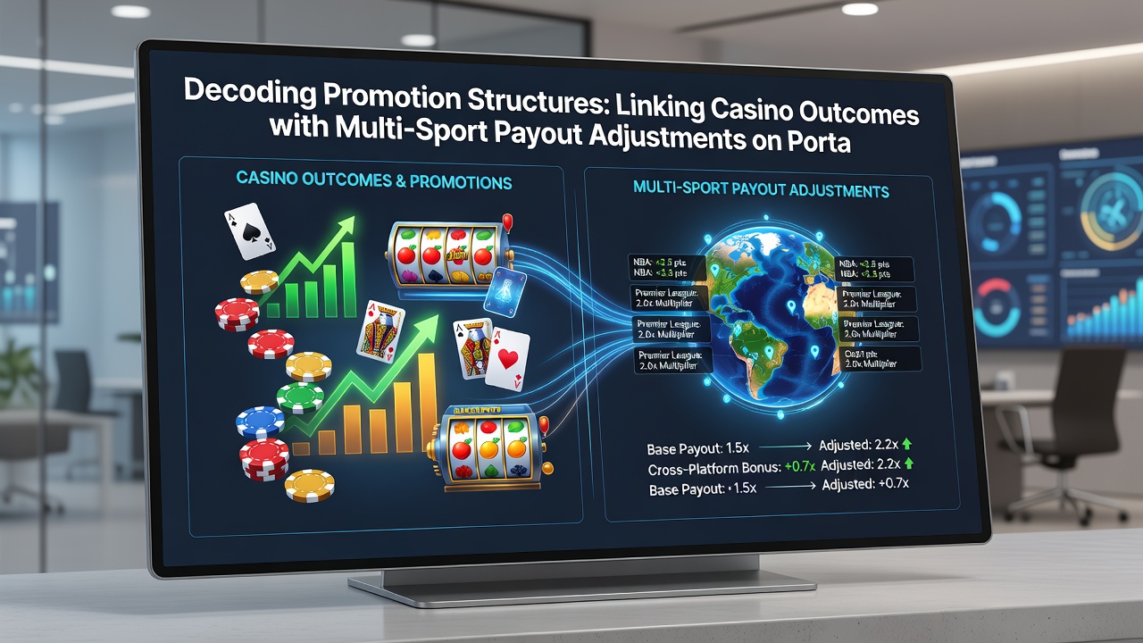 Darstellung von Auszahlungsanpassungen und Casino-Verknüpfungen auf einem mobilen Dashboard