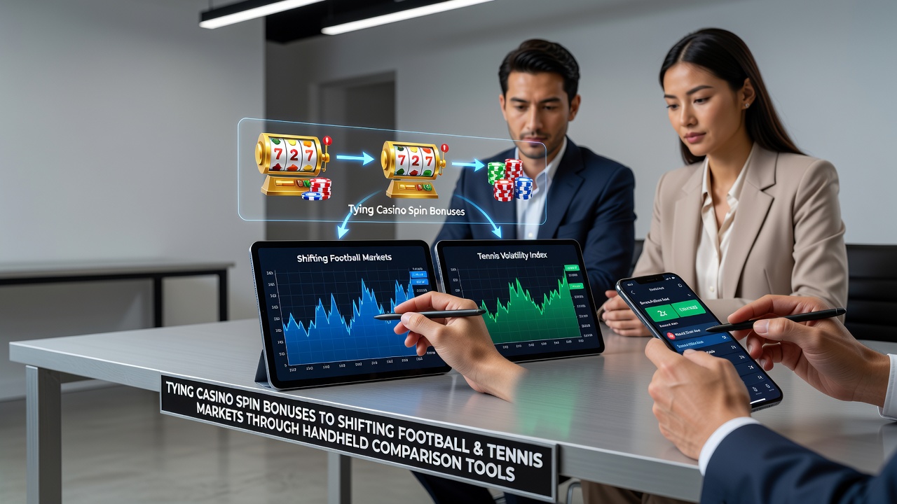 Handheld-Dashboard mit synchronisierten Casino-Boni und schwankenden Quoten aus Fußball- sowie Tennis-Events