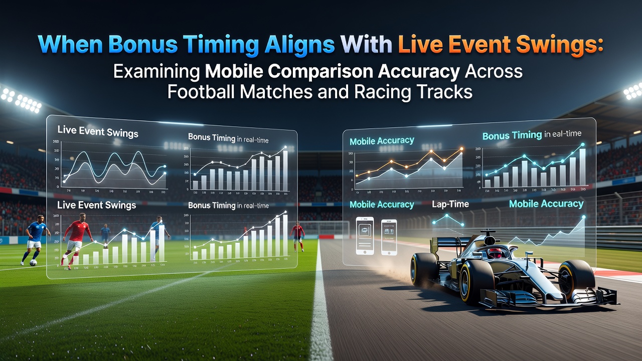 Mobile Vergleichstools zeigen Bonus-Timing und Live-Quoten bei Fußball und Rennen