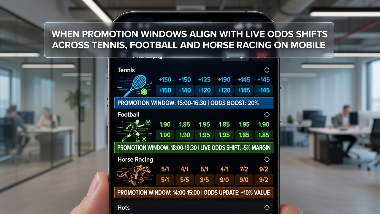 Vergleichsdashboard mit Live-Odds und Promotions für Fußball und Pferderennen